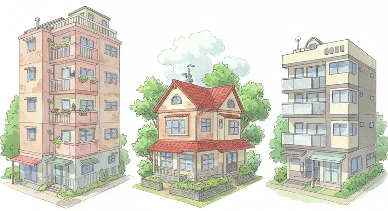 建物ごとに異なるガス料金の風景
